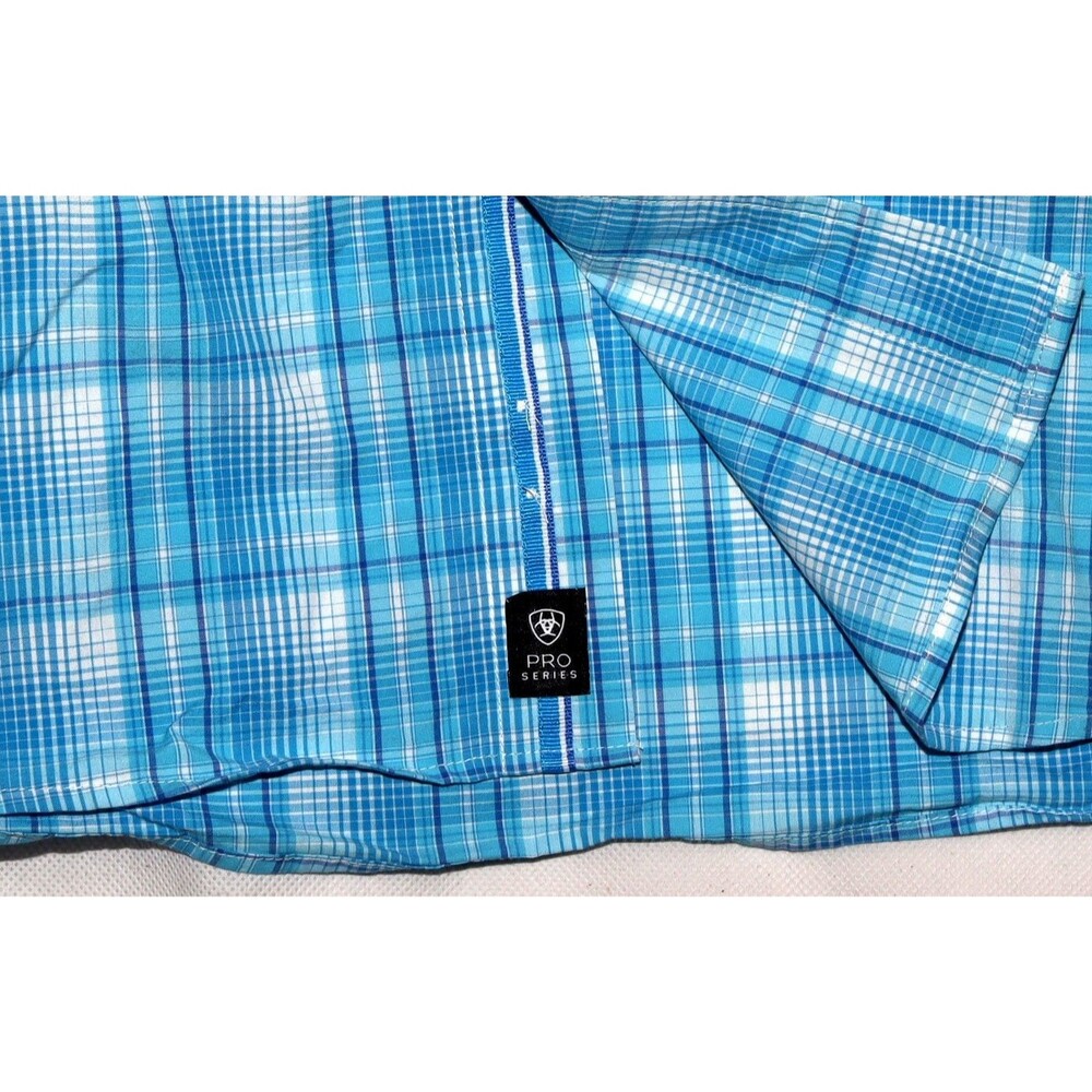 Ariat Pro Series Lyle Classic Men's Long Sleeve Button Down Shirt Size Large - Picture 5 of 16